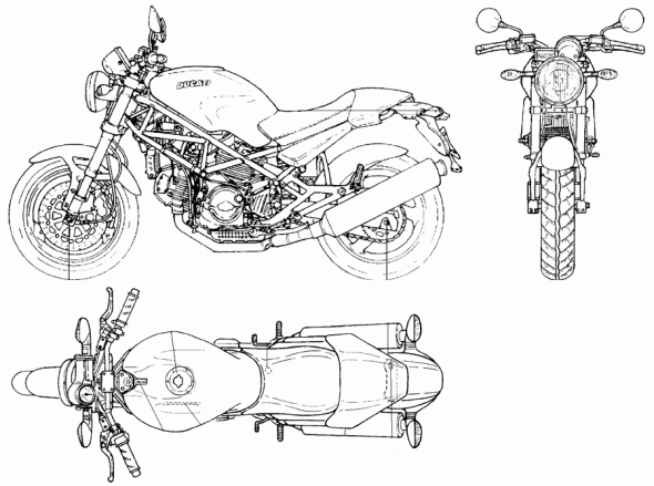 ducati drawing