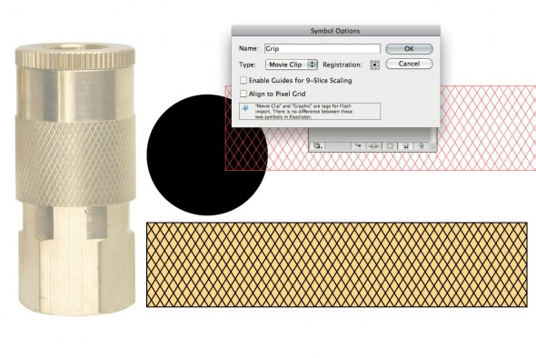Wrapping Patterns Around Cylinders