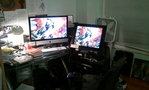 27" iMac with 21"Cintiq setup