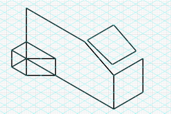 Drawing in Isometric from Orthographic Plans