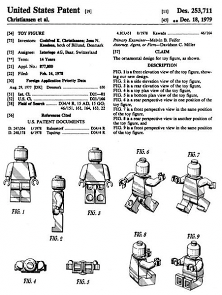 Lego Minifig Patent